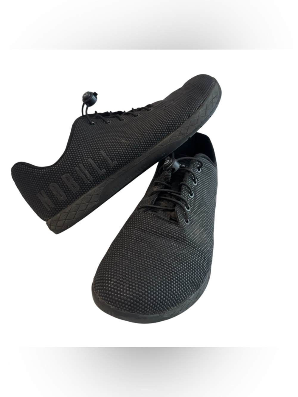 NOBULL Men's Black Outwork Strength Training Tennis Shoes Sz 13 GUC